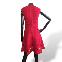 Vestido Hervé Léger Vermelho-M