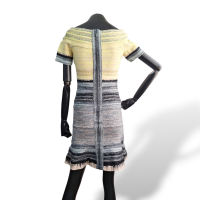 Vestido Hervé Léger Amarelo com Preto-P