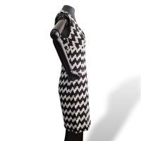 Vestido Missoni Preto com Branco - P
