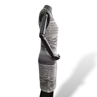 Vestido Missoni Preto com Cinza Brilhante-M