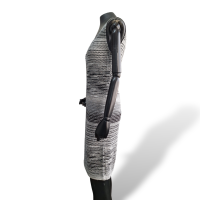 Vestido Missoni Preto com Cinza Brilhante-M