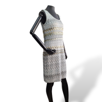 Vestido Missoni Cinza com Azul Claro - p