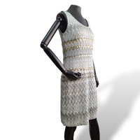 Vestido Missoni Cinza com Azul Claro - p