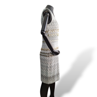 Vestido Missoni Cinza com Azul Claro - p