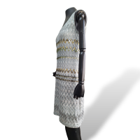 Vestido Missoni Cinza com Azul Claro - p