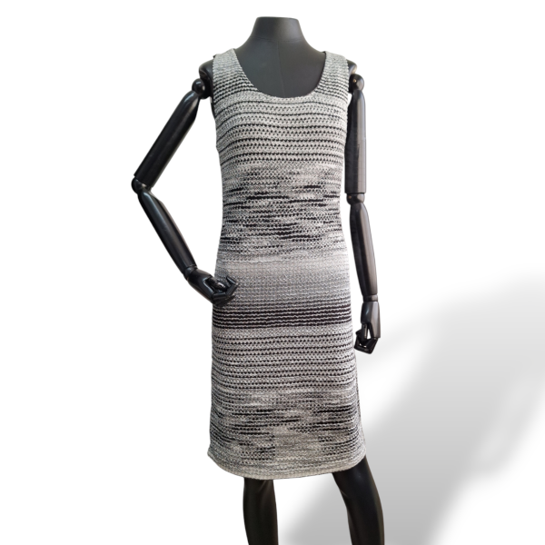 Vestido Missoni Preto com Cinza Brilhante-M