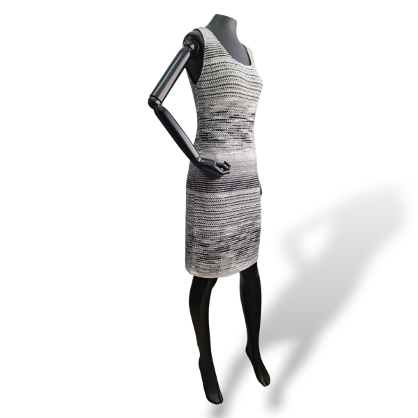 Vestido Missoni Preto com Cinza Brilhante-M