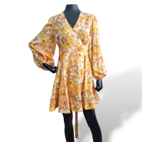 Vestido Zimmermann Envelope Floral Estampado-36