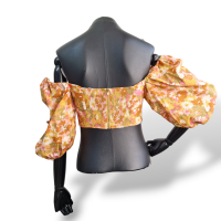 Cropped Zimmermann Estampado com Manga-34