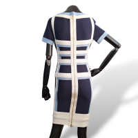 Vestido Herve Leger Azul Claro e Azul Escuro-M