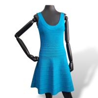 Vestido Hervé Léger Azul - M