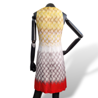 Vestido Missoni Amarelo Branco e Vermelho-40