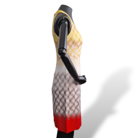Vestido Missoni Amarelo Branco e Vermelho-40