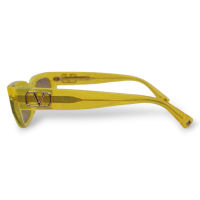 Óculos Valentino em Acetato Amarelo
