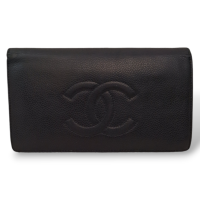 Carteira Chanel Timeless Caviar Preta