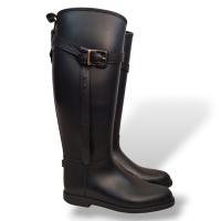 Bota Burberry Roscot Belted Preta-37