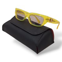 Óculos Valentino em Acetato Amarelo