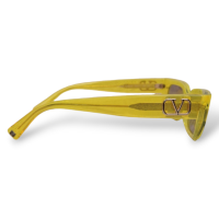 Óculos Valentino em Acetato Amarelo