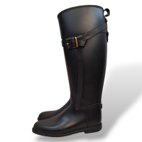 Bota Burberry Roscot Belted Preta-37