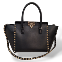 Bolsa Valentino Rockstud Preta