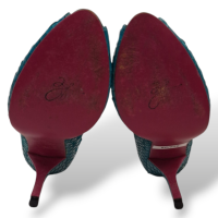 Peep Toe Zeferino Turquesa-36