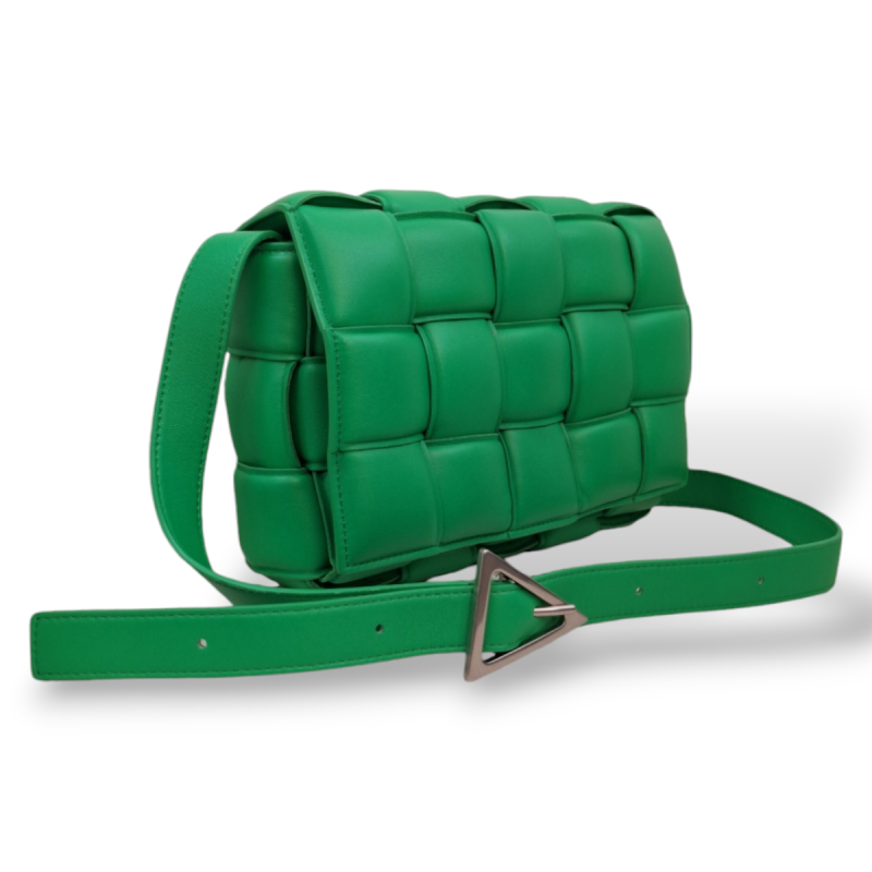 Bolsa Bottega Veneta Cassette Padded Verde