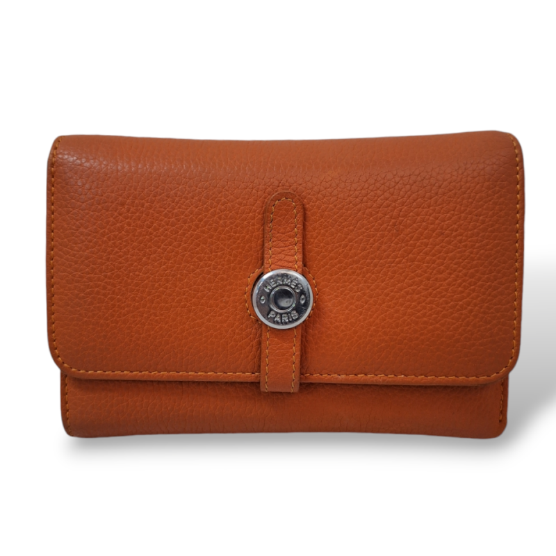 Carteira Hermès Laranja Carteira Hermès Laranja