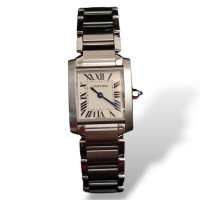 Relógio Cartier Tank Française Small em Aço