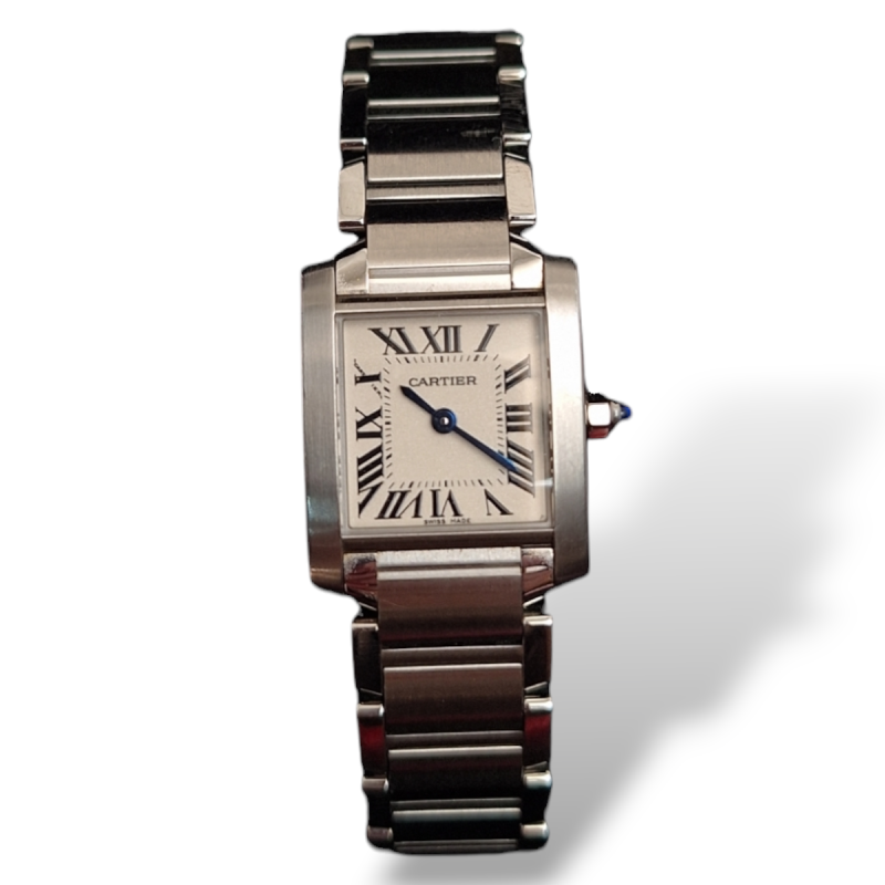 Relógio Cartier Tank Française Small em Aço Relógio Cartier Tank Française Small em Aço