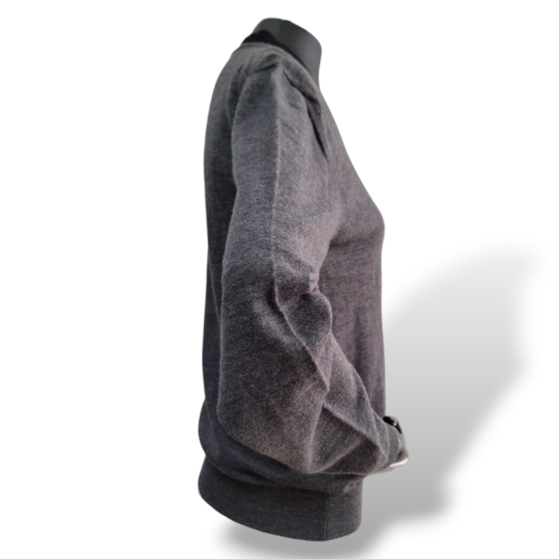 Malha Zegna Cinza-P Malha Zegna Cinza-P