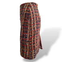 Saia BCBG Maxazria com Bordados Marrom-36