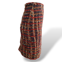 Saia BCBG Maxazria com Bordados Marrom-36