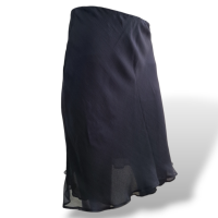 Saia Empório Armani Seda Azul