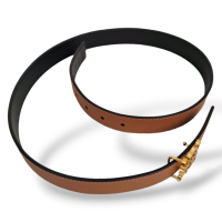 Cinto Loewe Caramelo com Fivela de Anagrama
