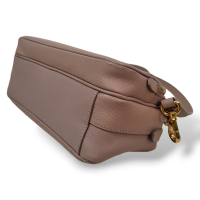 Bolsa Prada em Couro Saffiano Bege