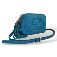 Bolsa Gucci Soho Azul Turquesa