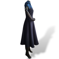 Vestido Valentino Rendado Azul