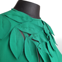Vestido Oscar De La Renta Verde