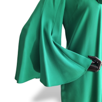 Vestido Oscar De La Renta Verde