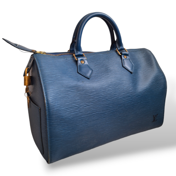 Bolsa Louis Vuitton Speedy 30 Epi Azul