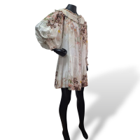 Vestido Zimmermann Dancer Estampado Curto