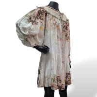Vestido Zimmermann Dancer Estampado Curto