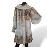 Vestido Zimmermann Dancer Estampado Curto