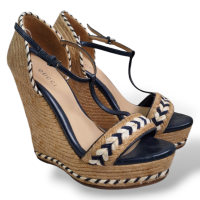 Sandália Gucci Anabela Multicolor