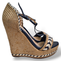 Sandália Gucci Anabela Multicolor
