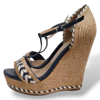Sandália Gucci Anabela Multicolor