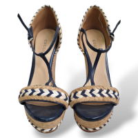 Sandália Gucci Anabela Multicolor