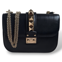 Bolsa Valentino Rockstud Glam Preta