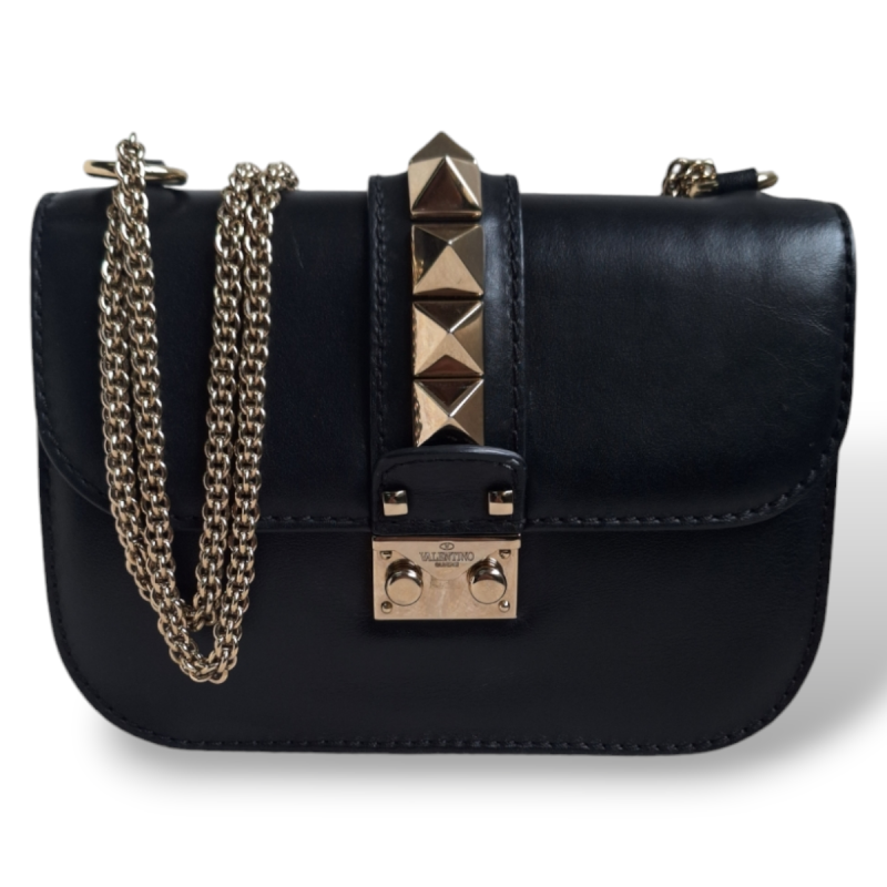 Bolsa Valentino Rockstud Glam Preta Bolsa Valentino Rockstud Glam Preta