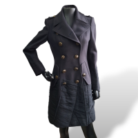 Casaco Burberry Trench Azul Marinho-36